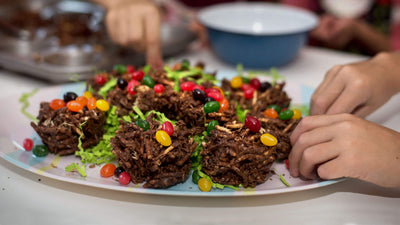 No-Bake Easter Bird’s Nest Cookies