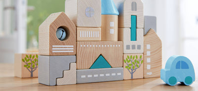 HABA Colored Wooden Building Blocks