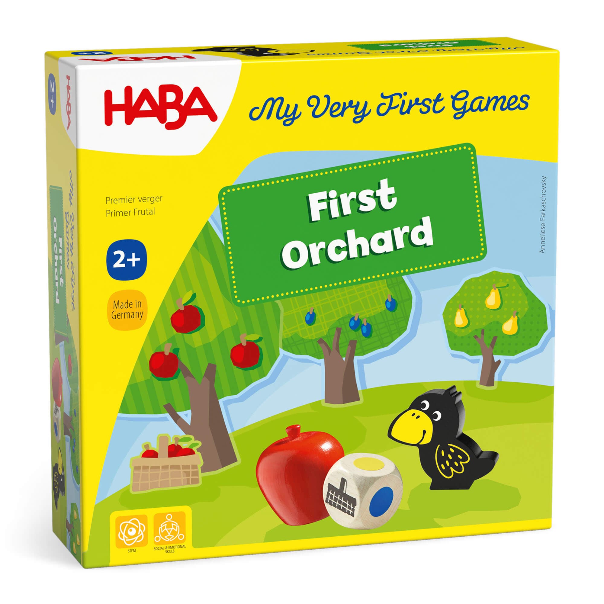 HABA 5661 - Primi Giochi: Qui Pesce! Gioco Da Tavolo Per Bambini 2+ Anni (Made In Germany)