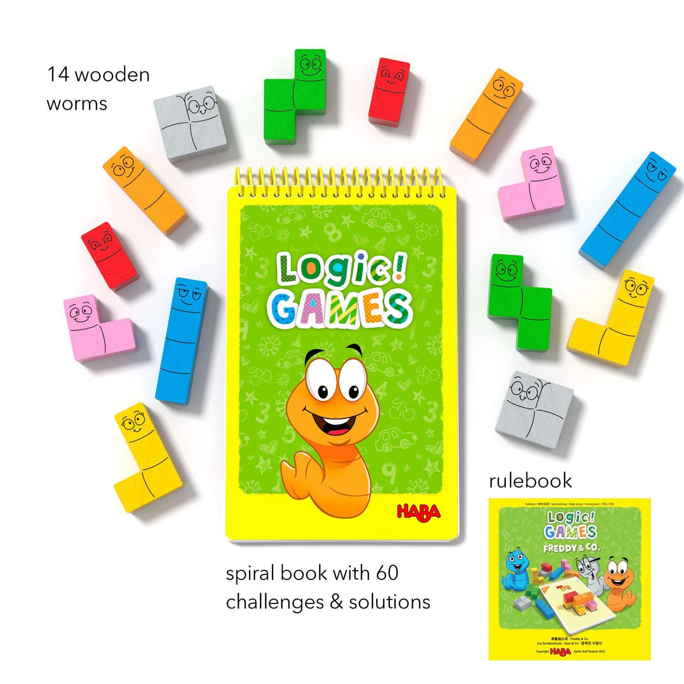 Logic! GAMES: Happy Worms - HABA USA