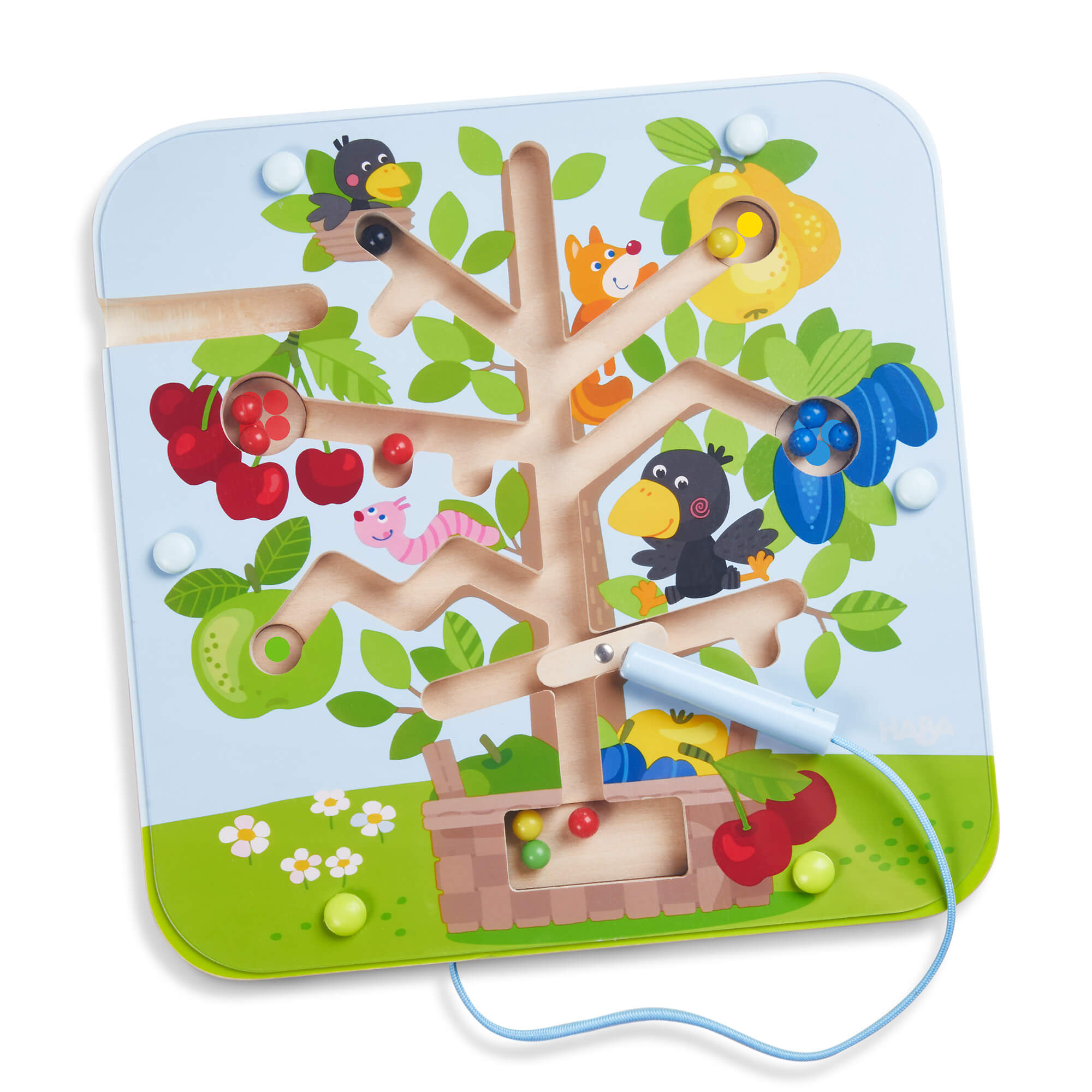 Orchard Maze Magnetic Sorting Game– HABA USA