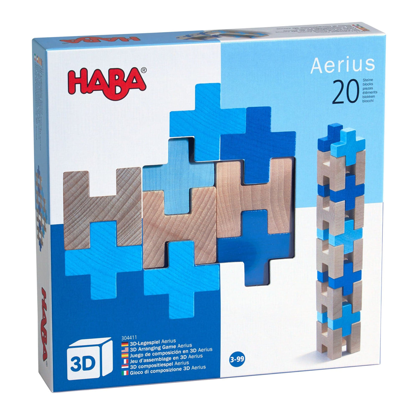 3D Viridis Wooden Blocks - HABA USA