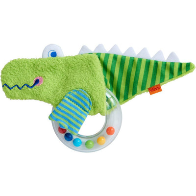 Crocodile Rattle with Removable Teething Ring