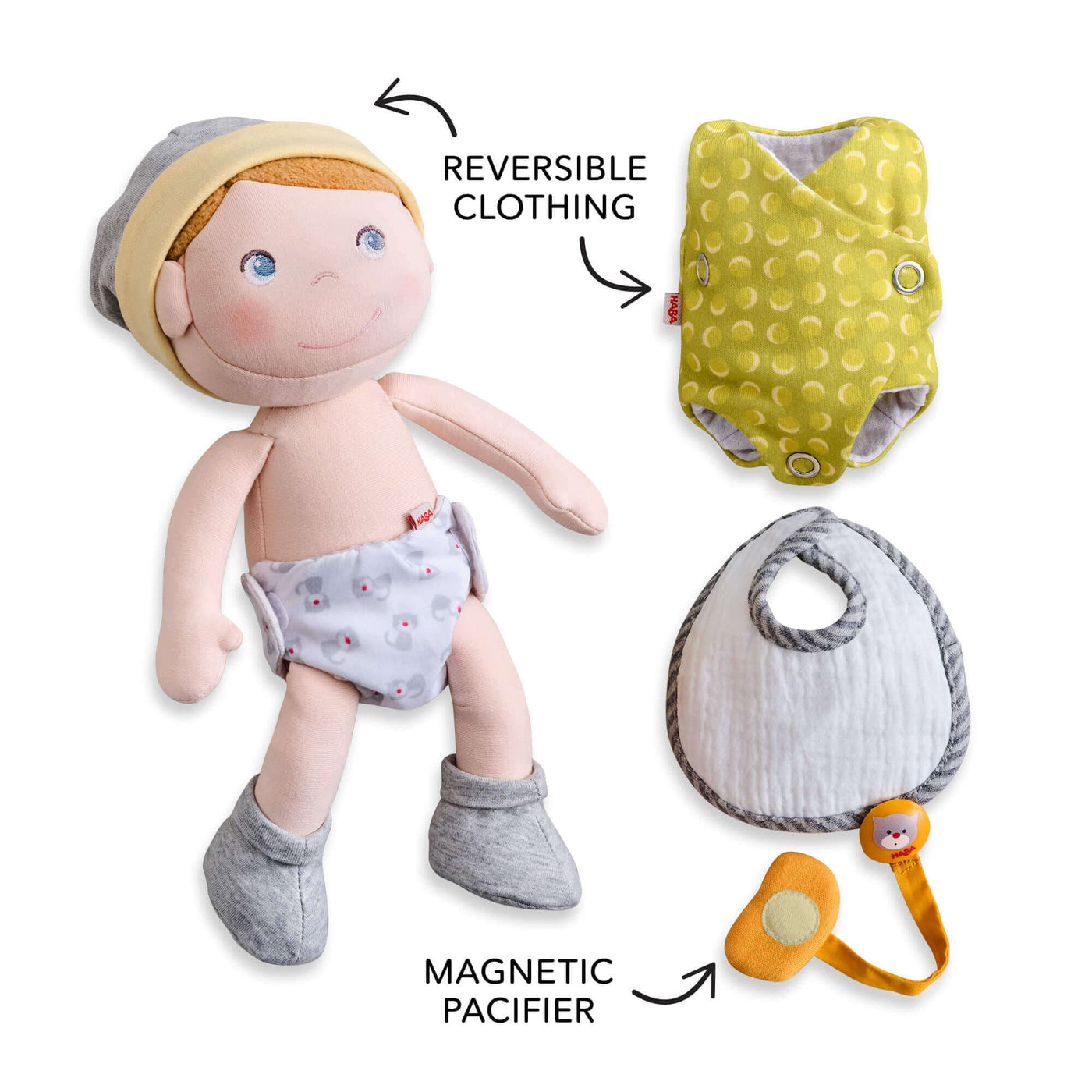 Maxime on the Go: Deluxe Baby Doll Bundle - HABA USA