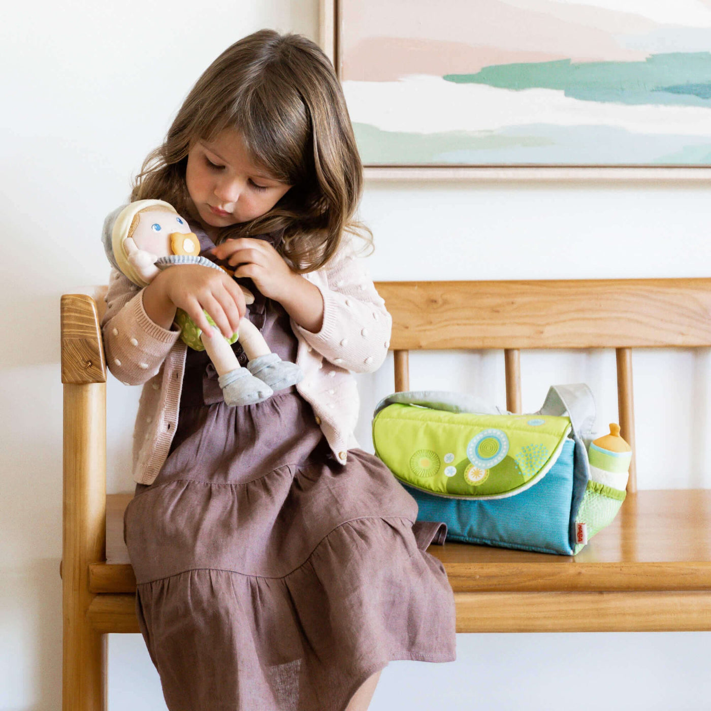 Maxime on the Go: Deluxe Baby Doll Bundle - HABA USA