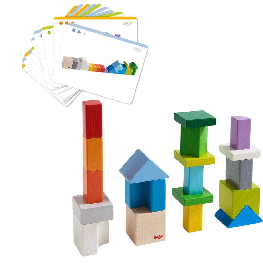 Chromatix 3D Arranging Game Wooden Building Blocks - HABA USA