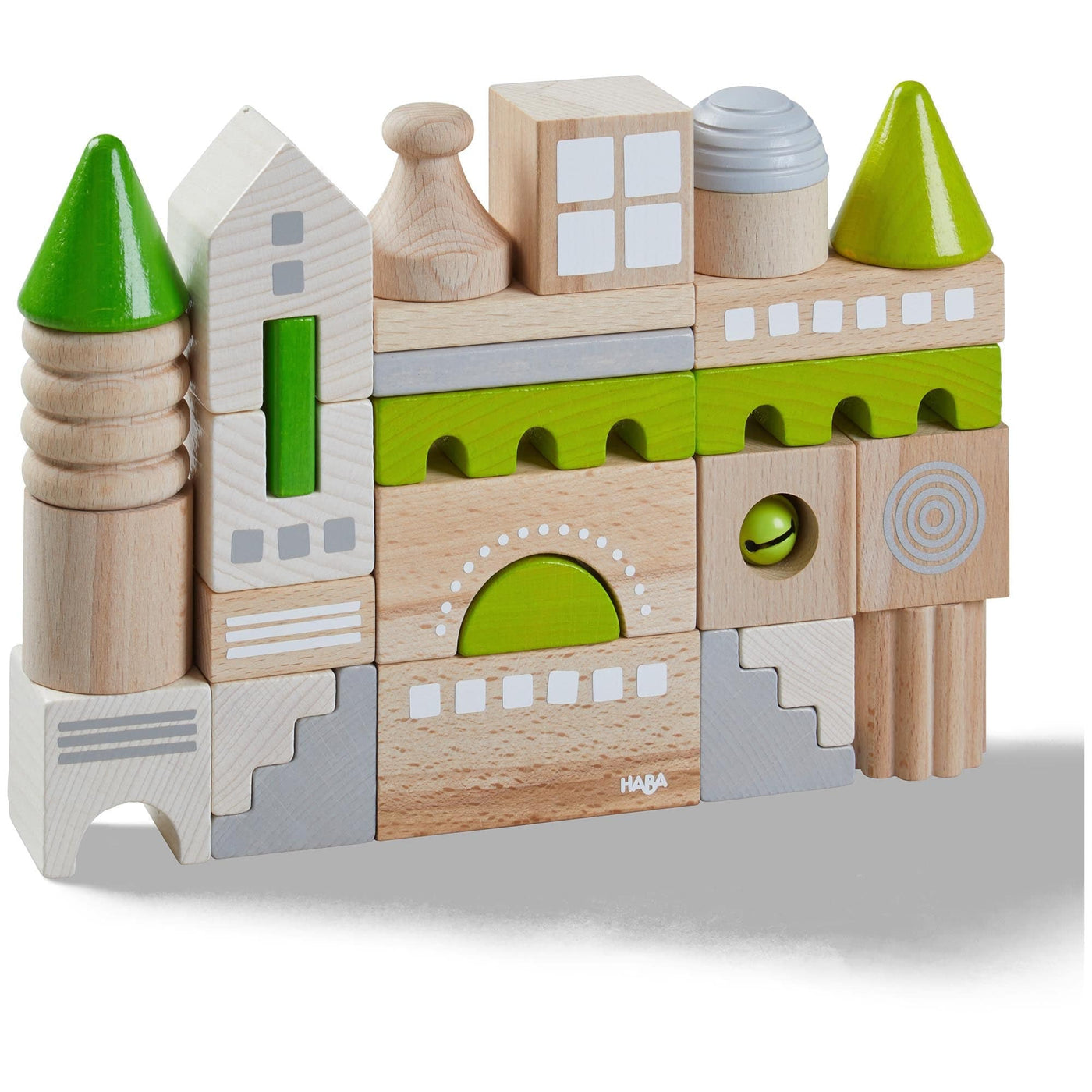 Coburg 28 Piece Wooden Building Blocks - HABA USA