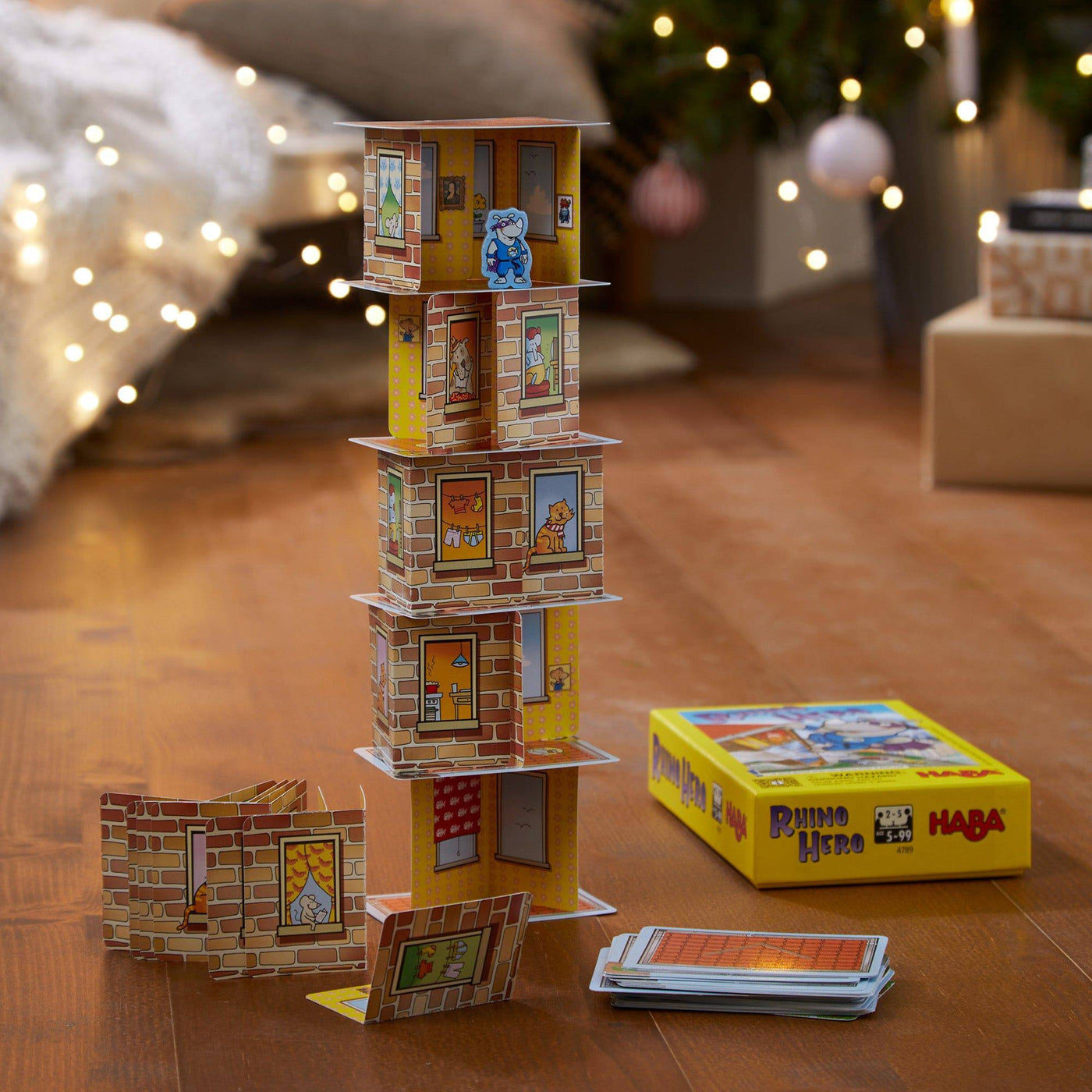 Rhino Hero Stacking Cards Game - HABA USA