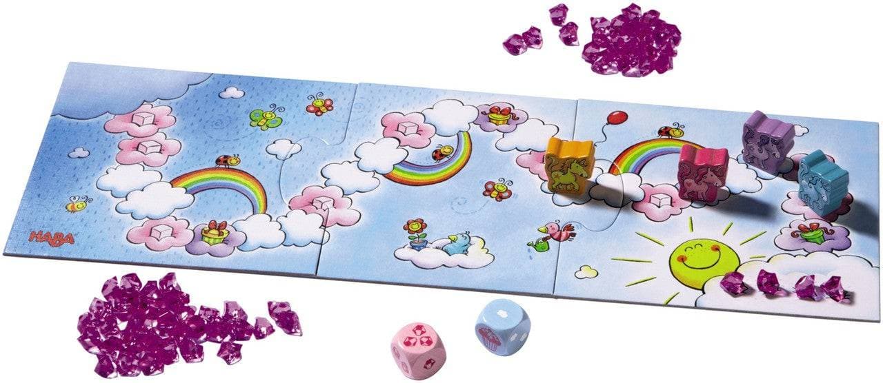 Unicorn Glitterluck - Cloud Crystals Game - HABA USA