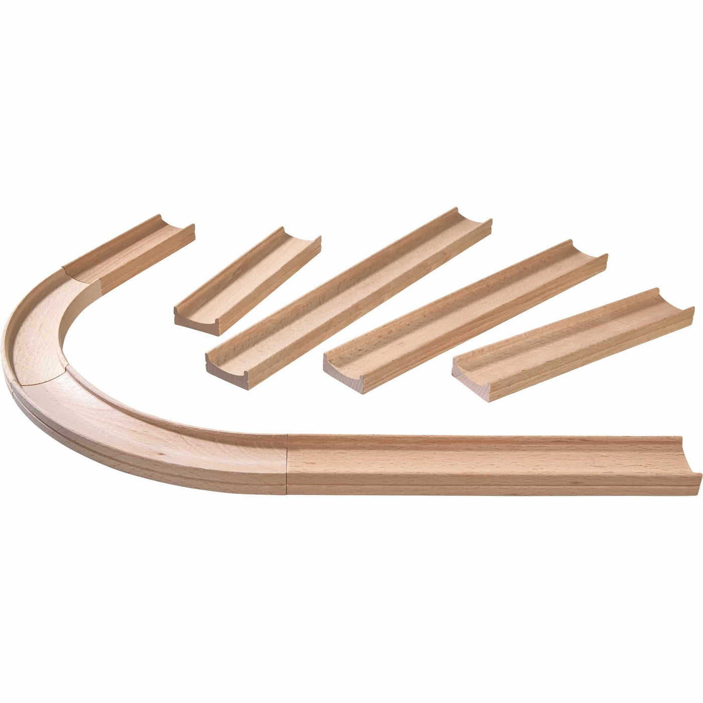 Kullerbu Straight and Curves Track Expansion Set - HABA USA