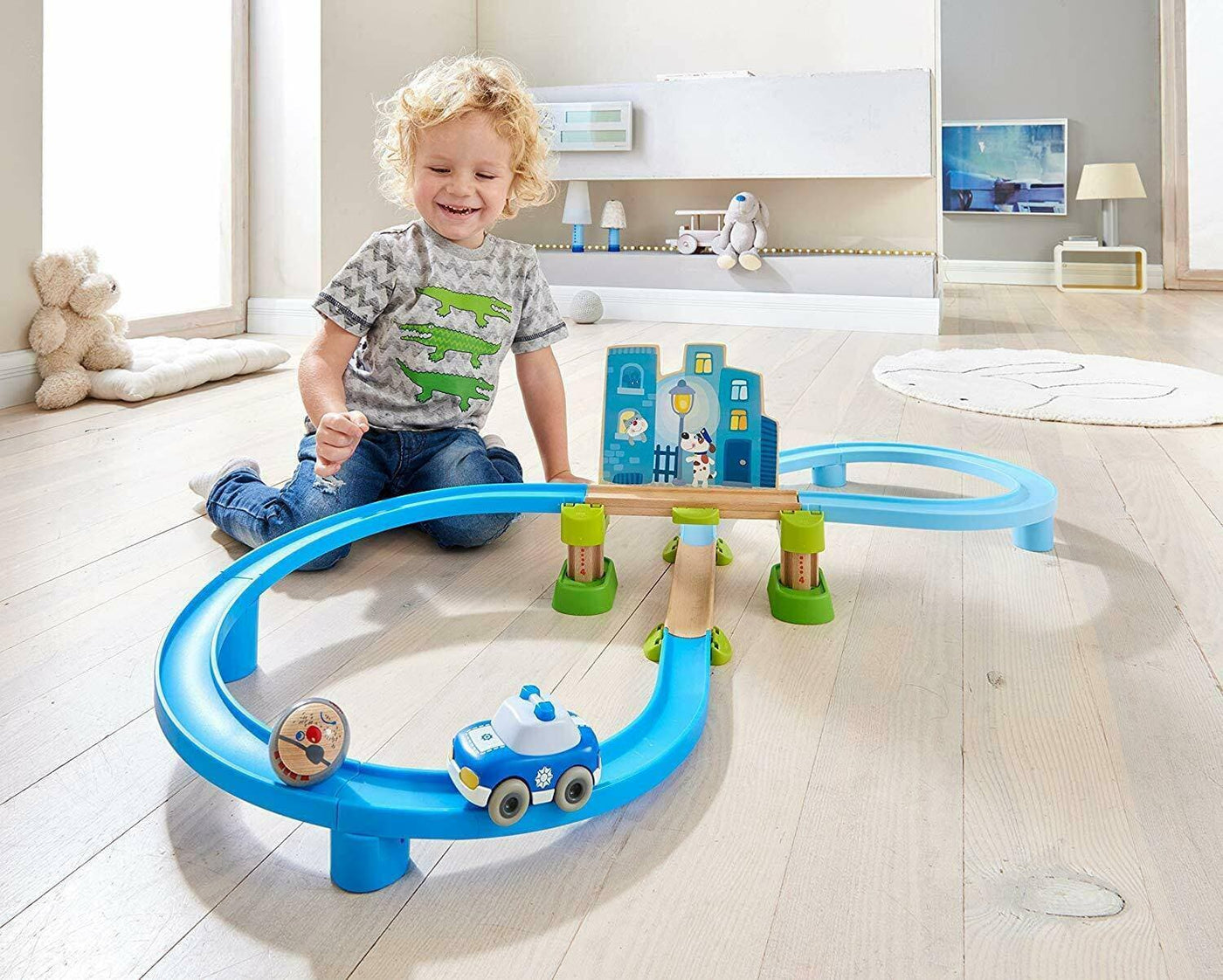 Kullerbu Police Chase Play Set - HABA USA