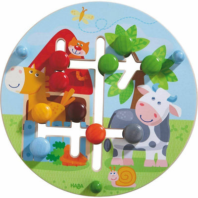 On the Farm Double Sided Motor Skills Board - HABA USA