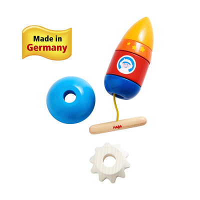 Rocket 6 Piece Threading Toy - HABA USA