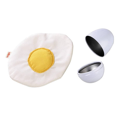 Biofino Fried Egg with Metal Shell Soft Play Food - HABA USA