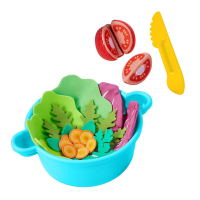 Mixed Salad Bowl with Felt Veggies - HABA USA