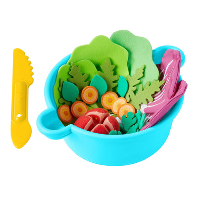 Mixed Salad Bowl with Felt Veggies - HABA USA