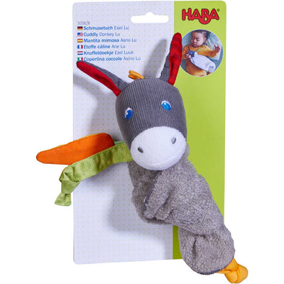 Cuddly Donkey Snuggly Lovey Baby Blankie - HABA USA