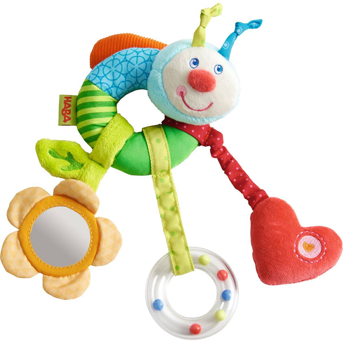 Rainbow Worm Dangling Figure - HABA USA