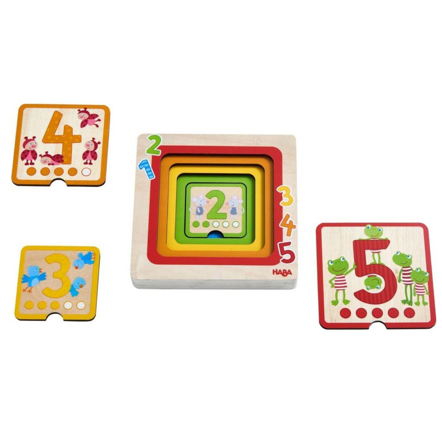 Counting Friends Wood Layering Puzzle 1 To 5 HABA USA counting-friends-wood-layering-puzzle-1-to-5-haba-usa