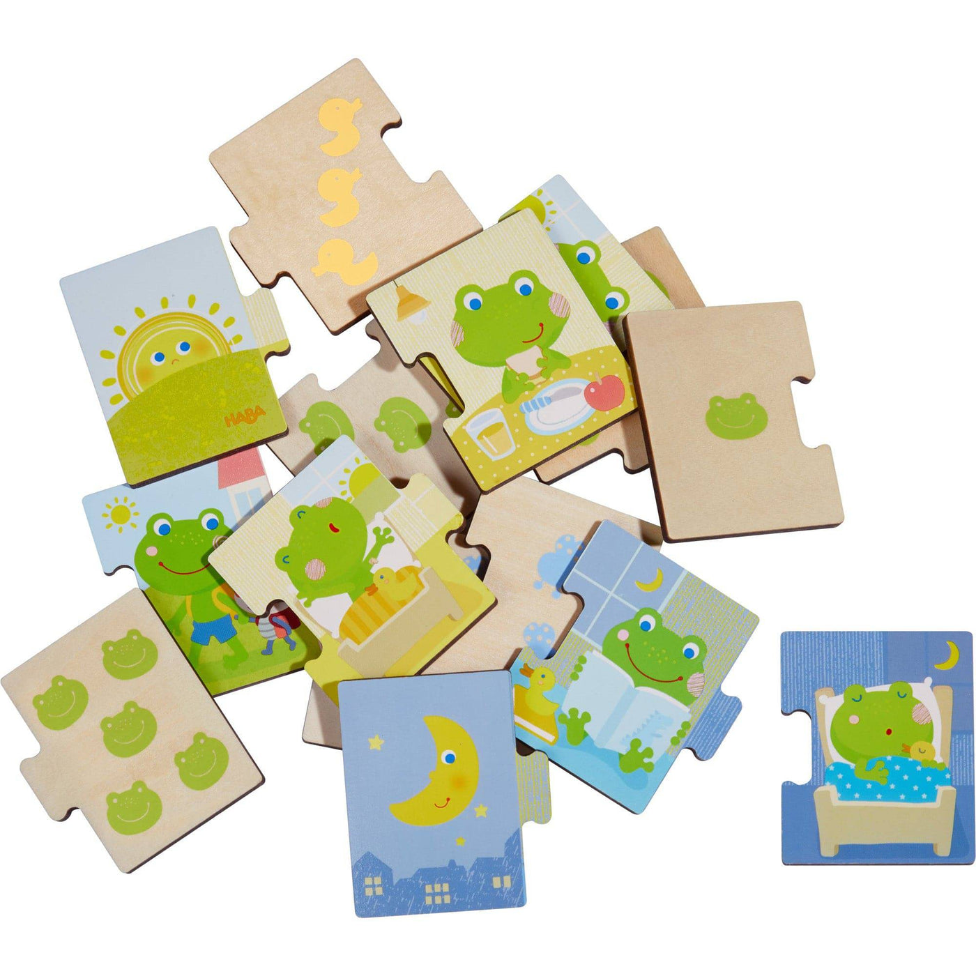 Mr. Froggy's Day Matching Game - HABA USA