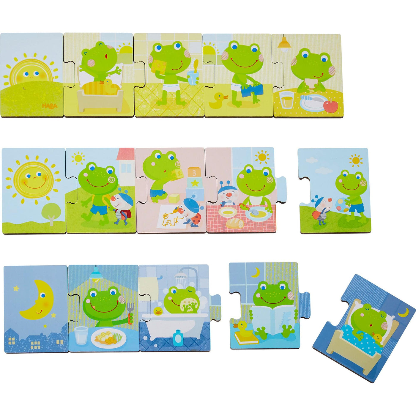 Mr. Froggy's Day Matching Game - HABA USA