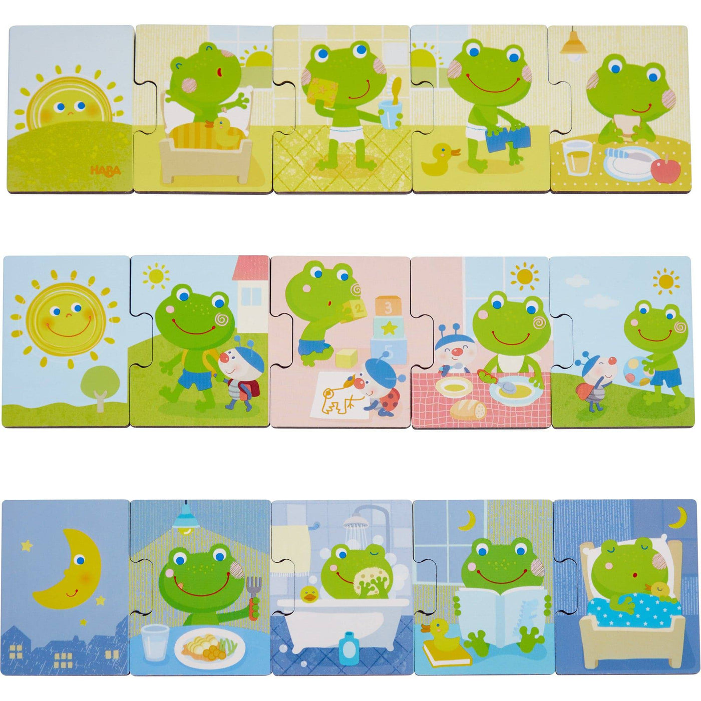 Mr. Froggy's Day Matching Game - HABA USA