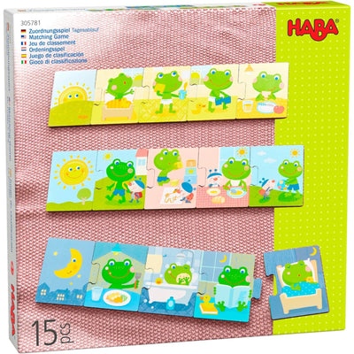 Mr. Froggy's Day Matching Game - HABA USA