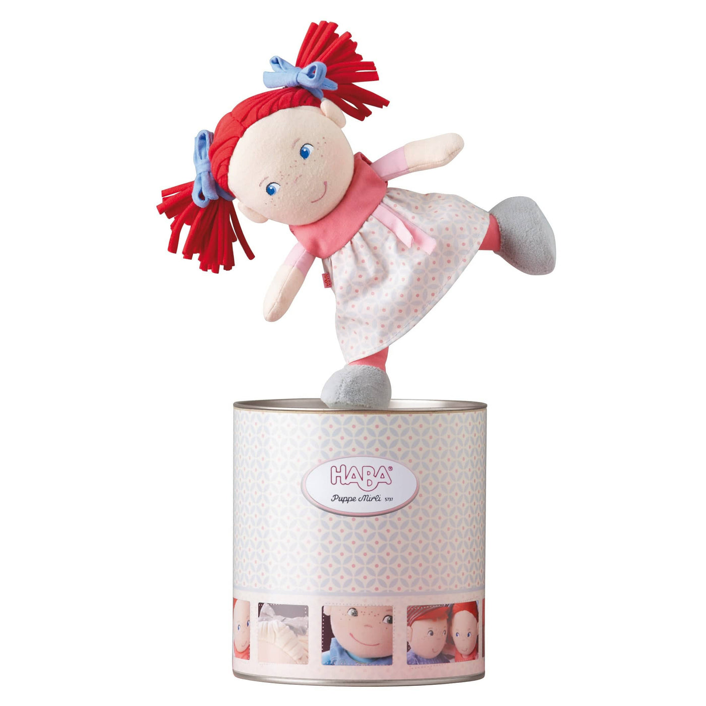 Mirli 8" Soft Baby Doll in Gift Tin - HABA USA