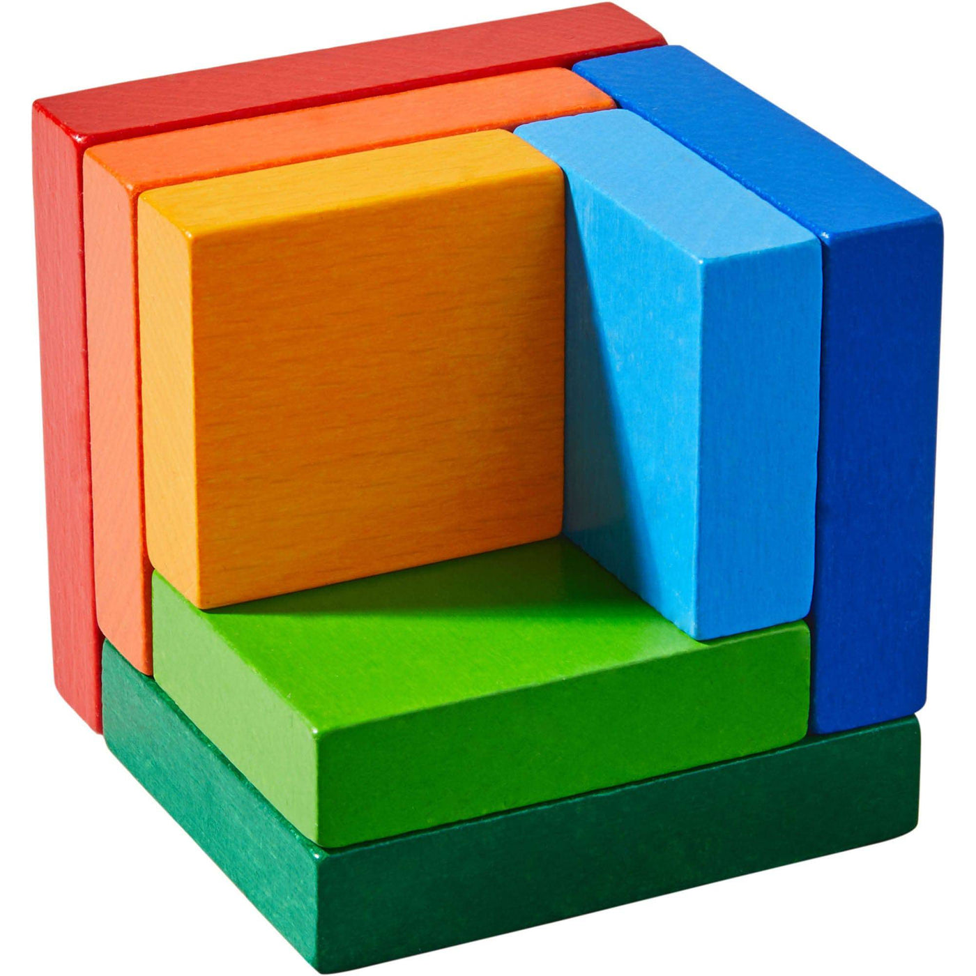 3D Rainbow Cube Arranging Game - HABA USA