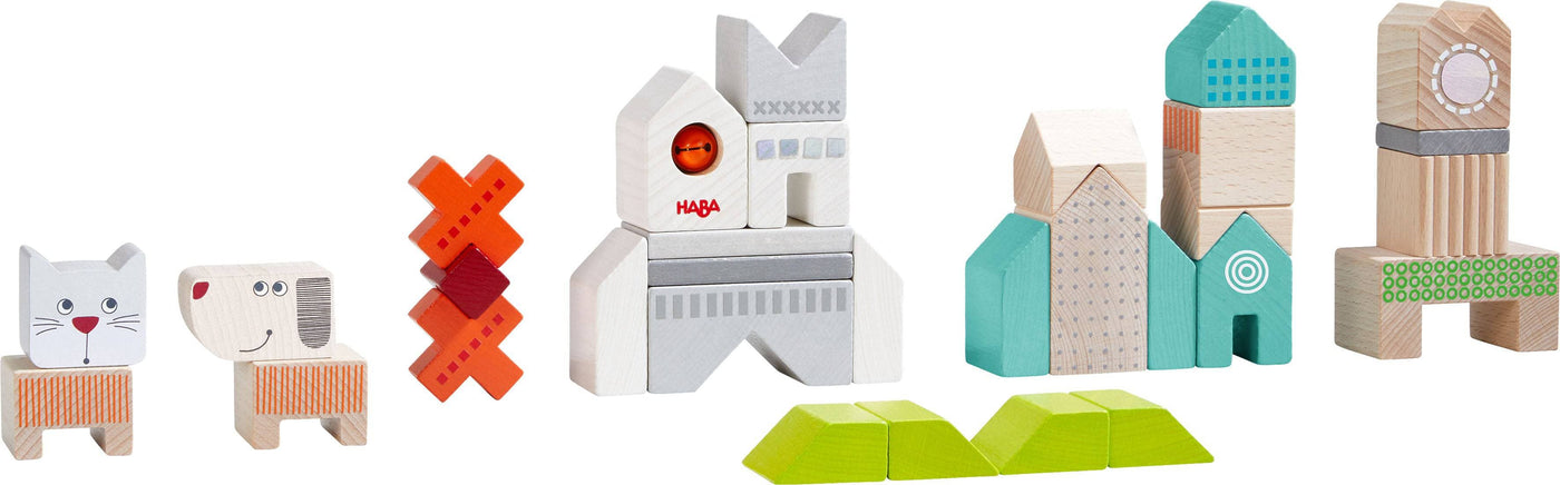 Dog and Cat Building Block Set - HABA USA