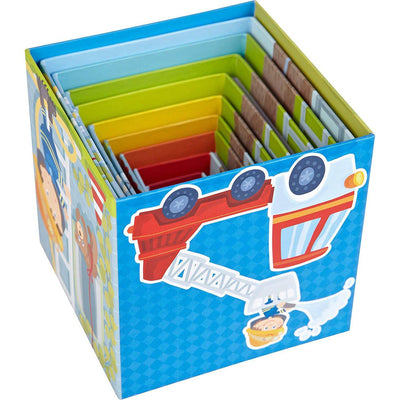 Fire Brigade Sturdy Cardboard Stacking Cubes - HABA USA