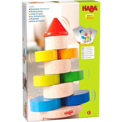 Wobbly Tower Wooden Stacking Game - HABA USA