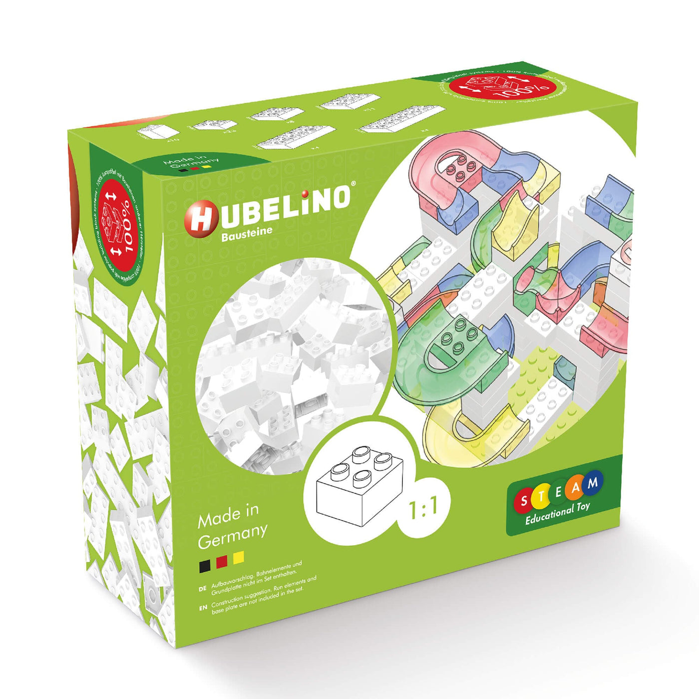 Hubelino White Building Blocks Set - HABA USA