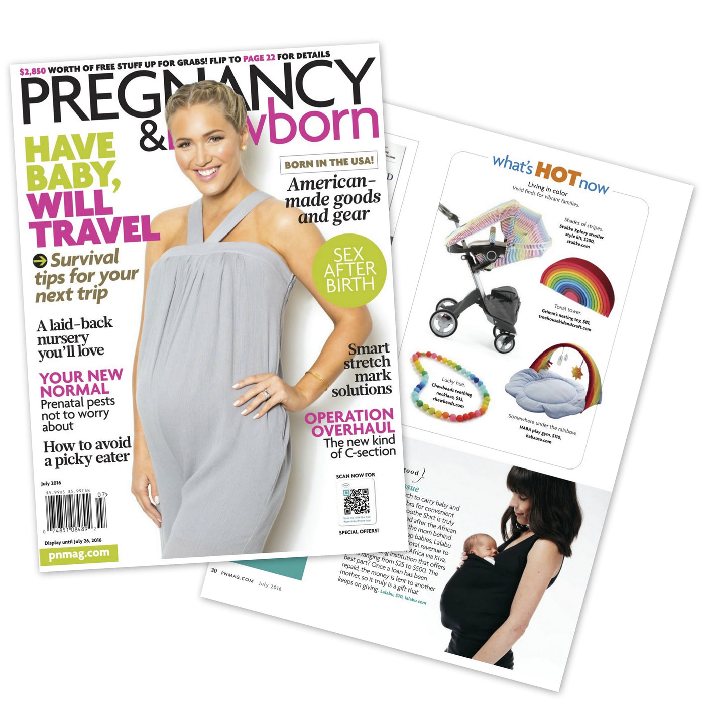 HABA Play Gym Featured in Pregnancy & Newborn Magazine