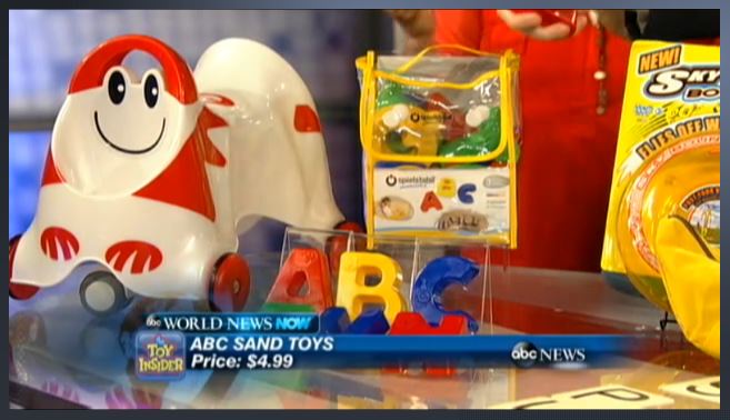 Spielstabil Sand Molds featured on ABC World News Now!