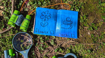 DIY Earth Day Recycled Newspaper Book