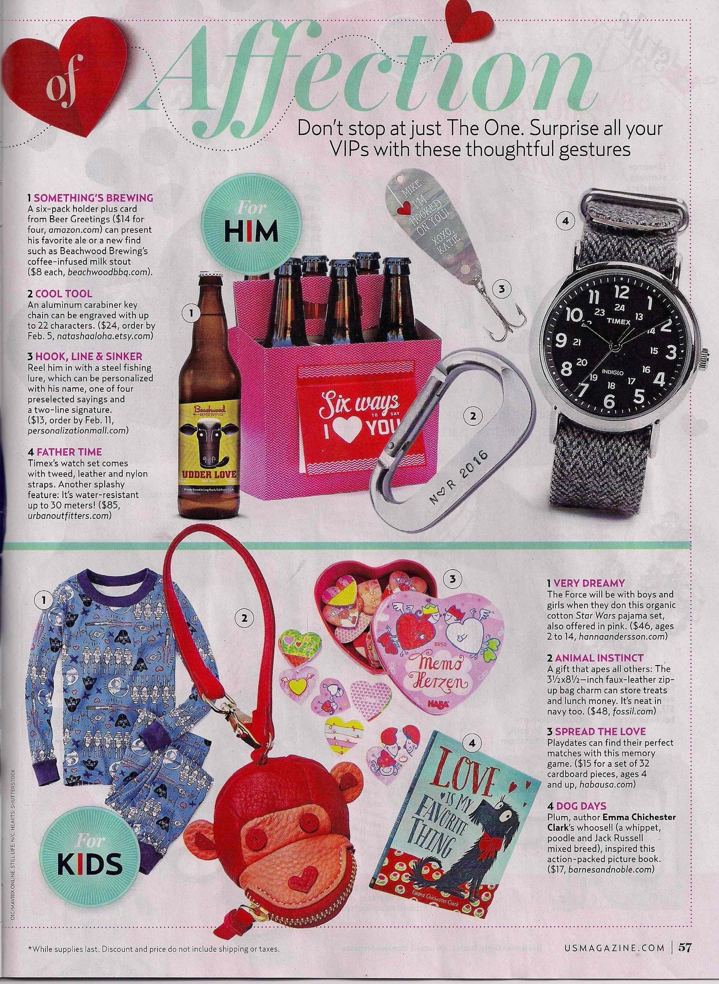 HABA Hearts Memory Game Featured in US WEEKLY Magazine