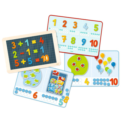Magnetic number cards