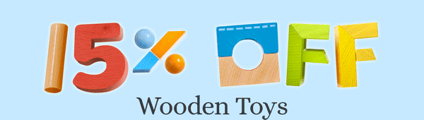 15% Off Wooden Toys