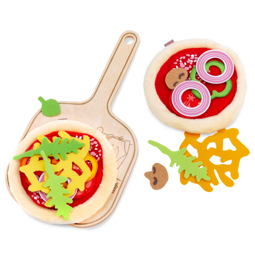 春日幼稚園 chunri youzhiyuan 7点セット Creative Play – Pizza Party Play Food Set– HABA USA