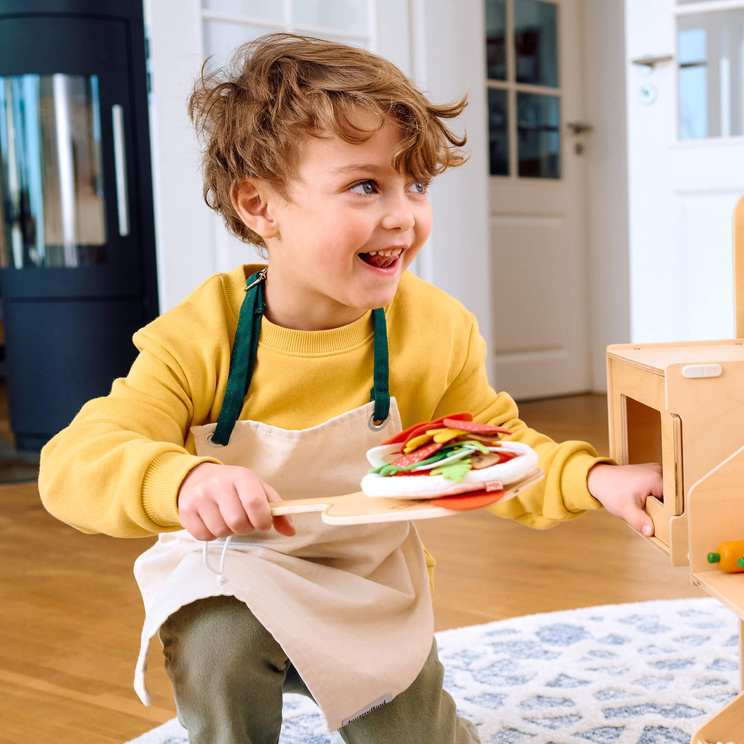 春日幼稚園 chunri youzhiyuan 7点セット Creative Play – Pizza Party Play Food Set– HABA USA