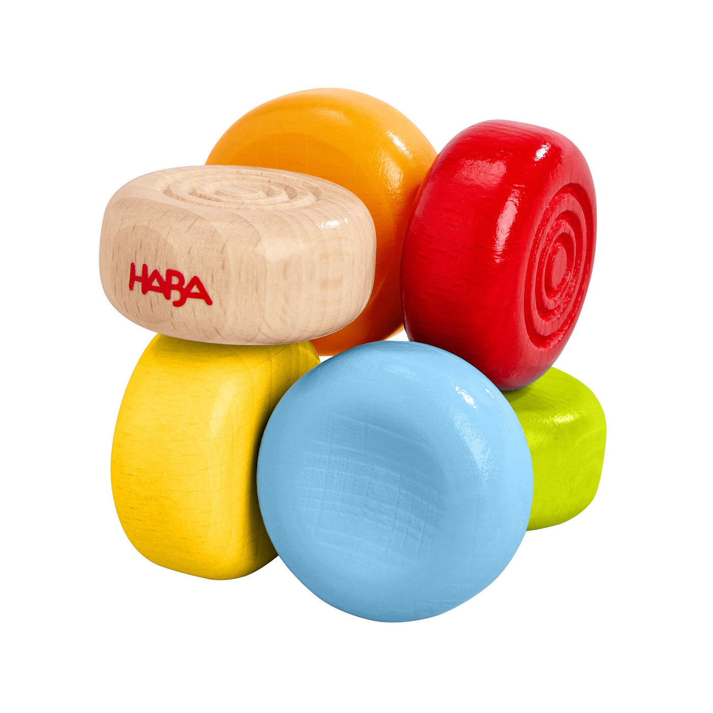 Color Drops Wooden Grasping and Teething Toy