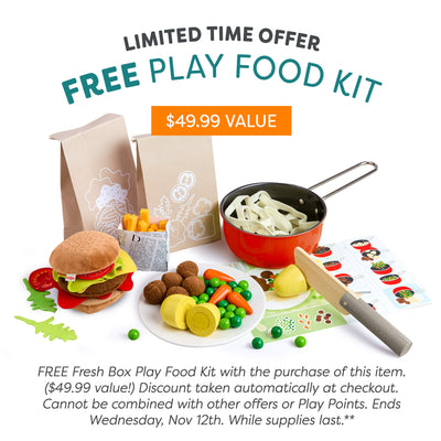 Limited Time Offer: FREE Fresh Box Play Food Kit with the purchase of this item. ($49.99 value!)