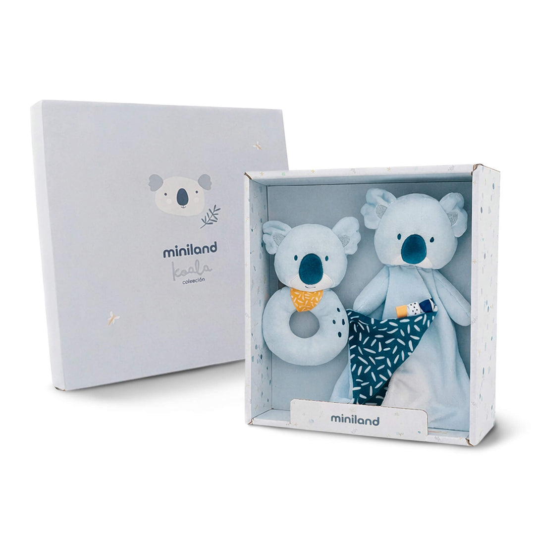 Baby Gift Set - Koala with Rattle and Lovey for Newborns Ages 0+