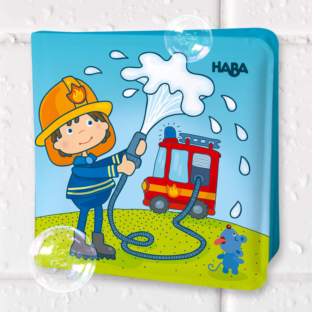 ポーラ・マッカードル “Book in the Bath” Magic Bath Book - Firefighters | HABA USA