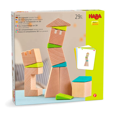 Crooked Tower Wooden Blocks - HABA USA