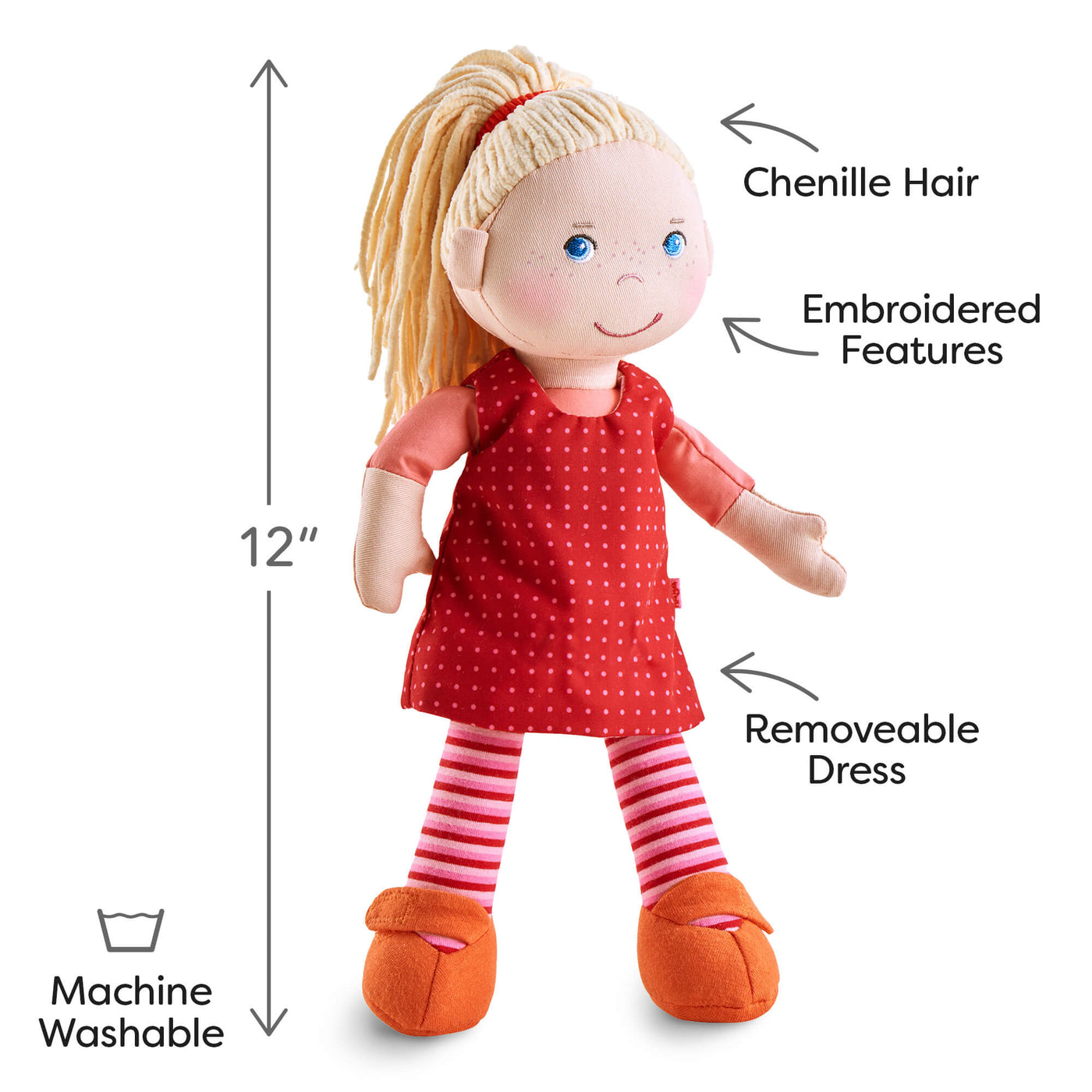 Annelie - 12" Soft Doll - HABA USA