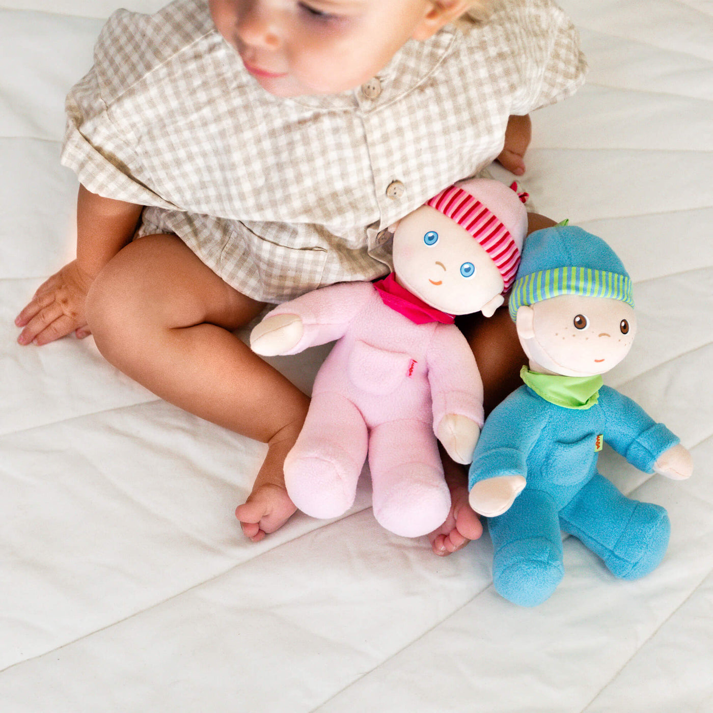 Snug Up 8” Pink Baby Doll | Plush Toys for Babies | HABA USA
