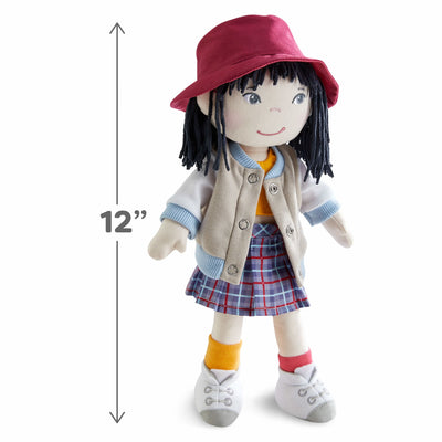 Yuki is 12 inches tall