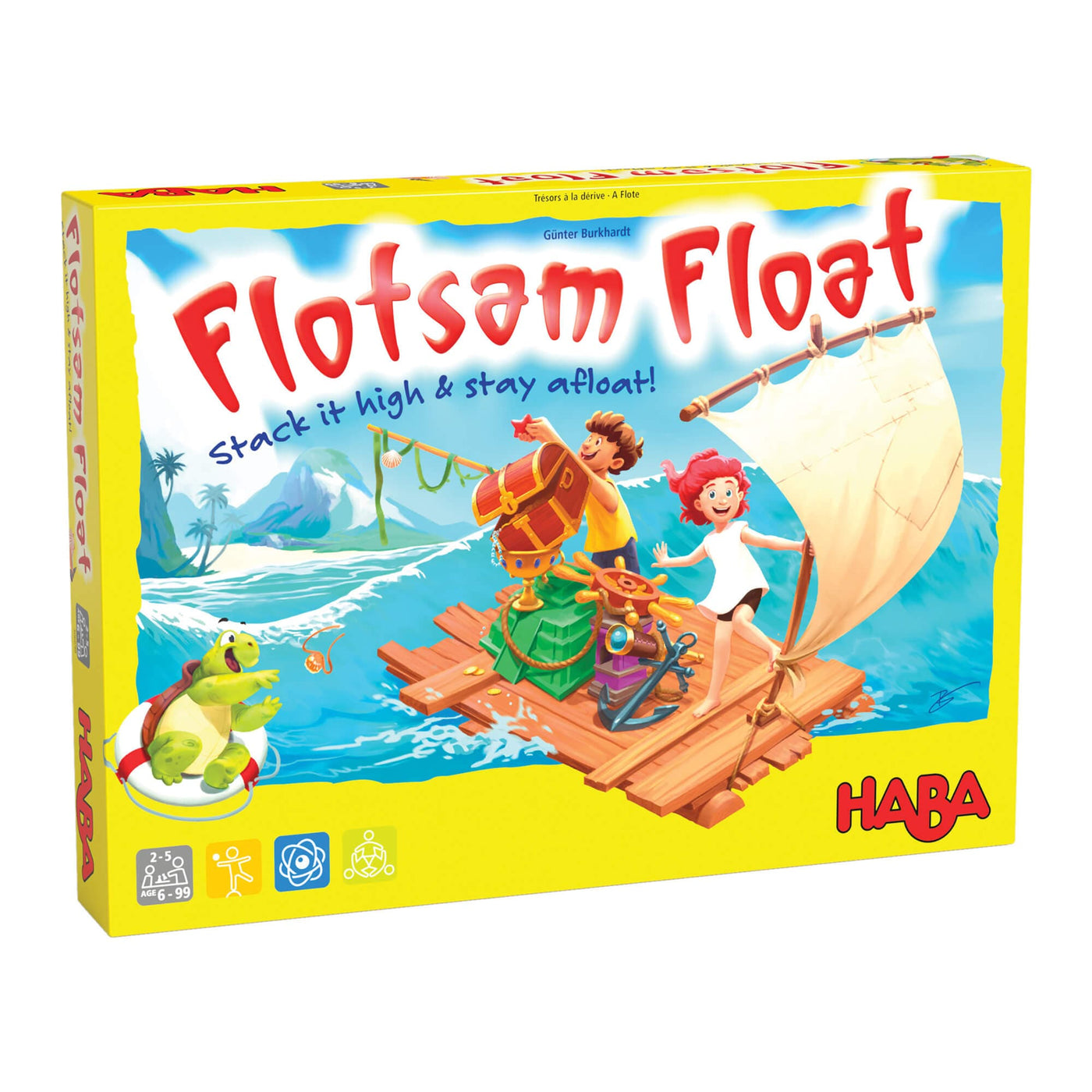 Flotsam Float - Stack it high & stay afloat! Game by HABA